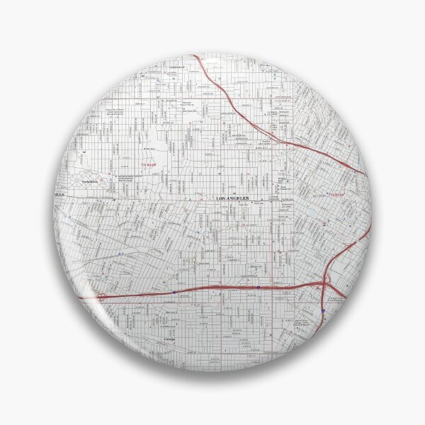 Item preview, Hollywood, CA Topographical Map Clean designed and sold by PGHPhotoCo.