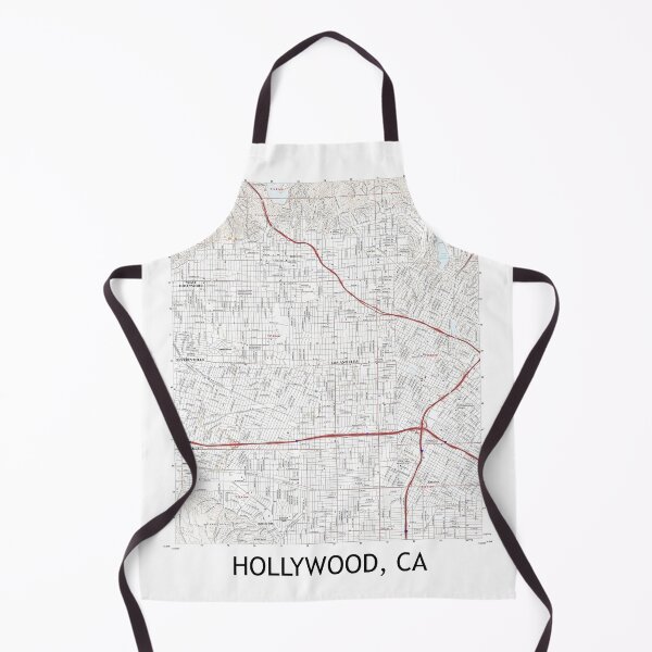 Item preview, Hollywood, CA Topographical Map Clean designed and sold by PGHPhotoCo.
