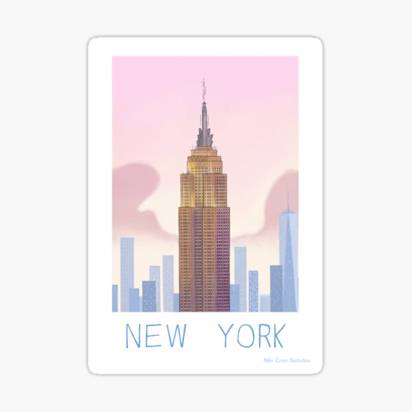 New York's Empire State Building Sticker