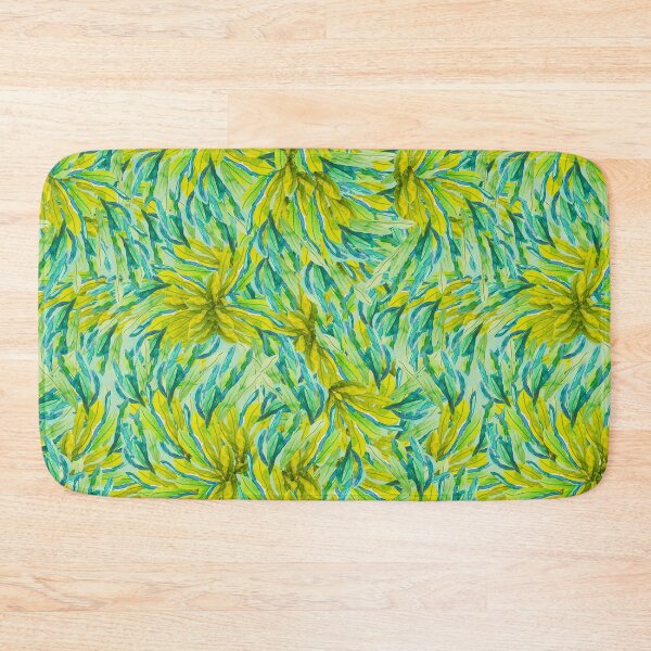 Item preview, Green tropic watercolor garden designed and sold by Karla Perez.