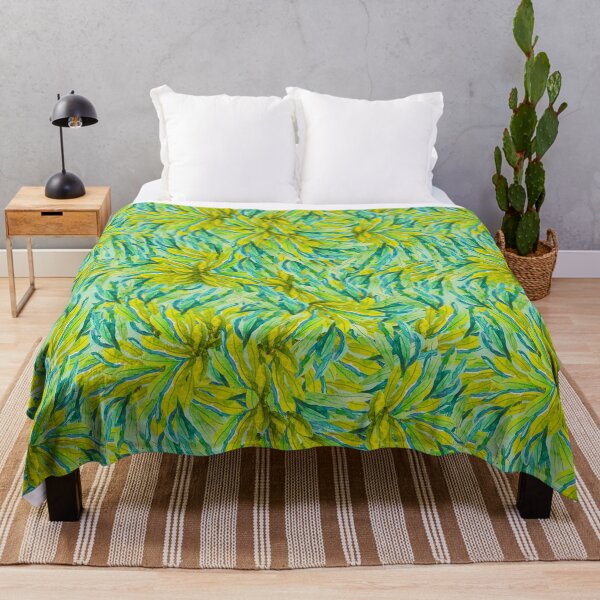 Item preview, Green tropic watercolor garden designed and sold by Karla Perez.