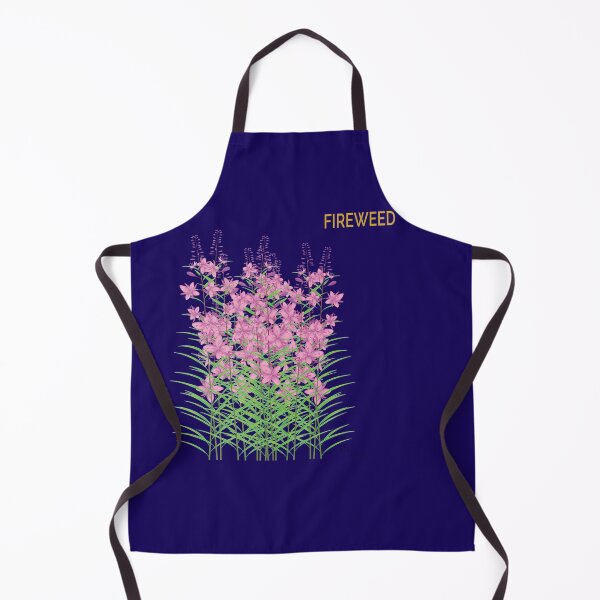 Item preview, Fireweed on indigo designed and sold by YouAreHereArt.