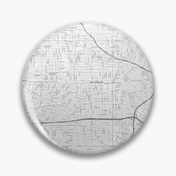 Item preview, Hollywood, CA Topographical Map Black & White designed and sold by PGHPhotoCo.