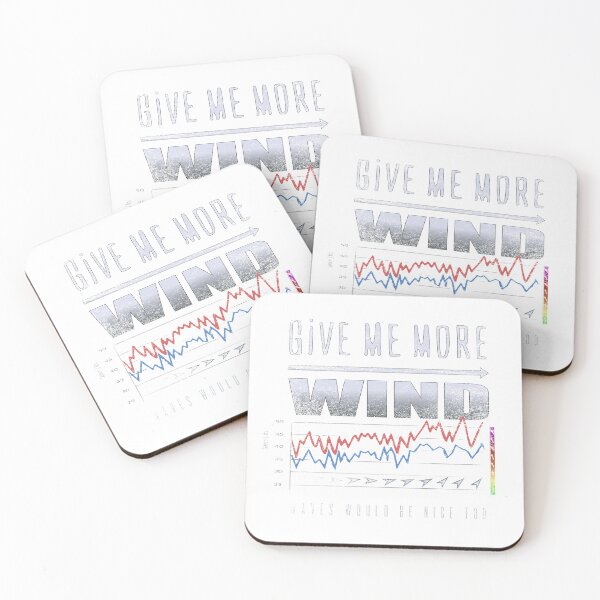 Item preview, GIVE ME MORE WIND Cool Forecast Chart Graph designed and sold by frenchsalsa.