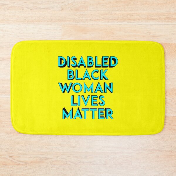Item preview, Disabled Black Woman Lives Matter 001 designed and sold by ITALY-Roselli-.