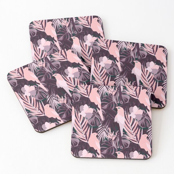 Item preview, Parrots Exotic Pattern Pink designed and sold by PinkRye.