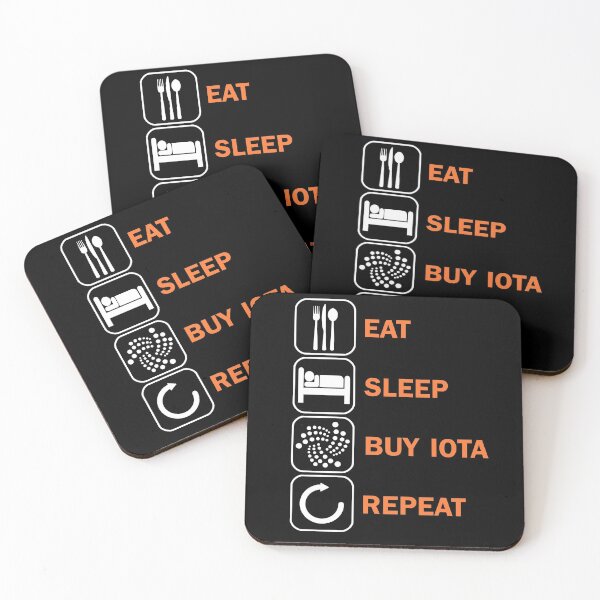 Item preview, Eat Sleep Buy IOTA Repeat MIOTA HODL HODLer designed and sold by DerNerd.