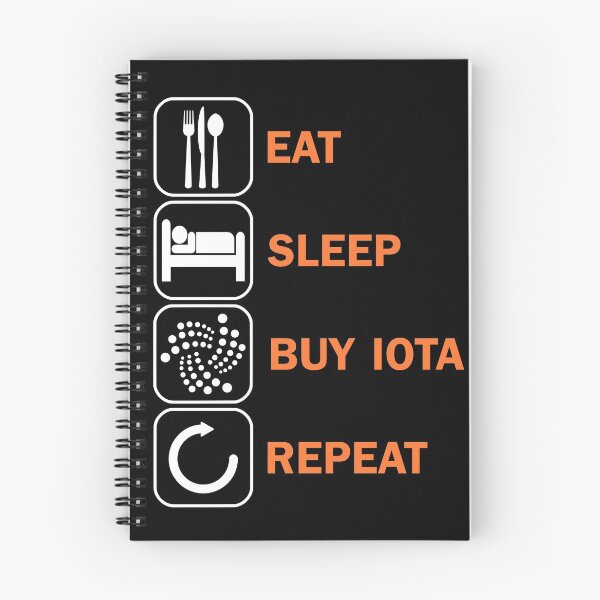 Item preview, Eat Sleep Buy IOTA Repeat MIOTA HODL HODLer designed and sold by DerNerd.