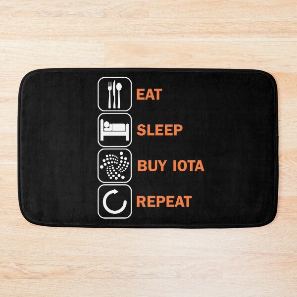 Item preview, Eat Sleep Buy IOTA Repeat MIOTA HODL HODLer designed and sold by DerNerd.
