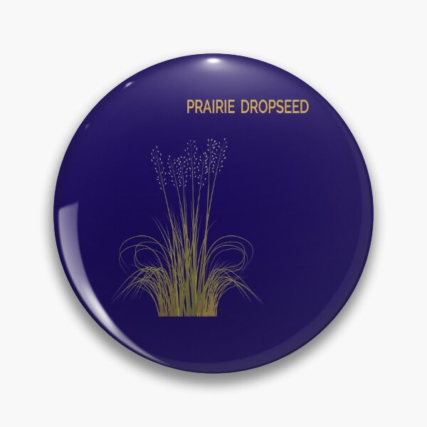 Item preview, Prairie Dropseed on indigo designed and sold by YouAreHereArt.