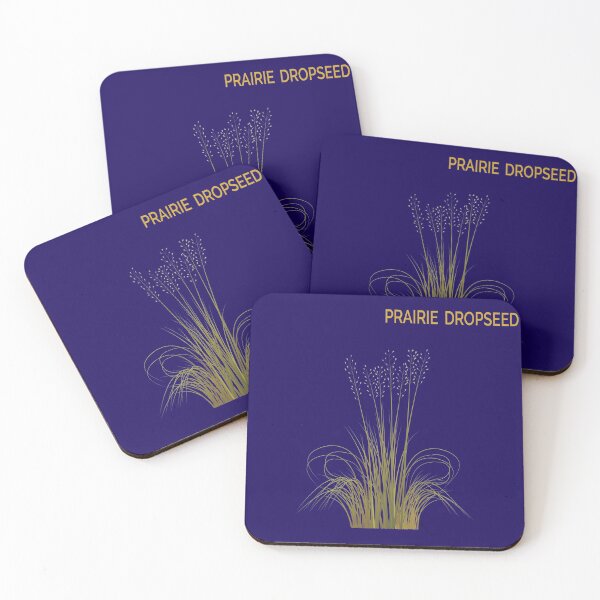 Item preview, Prairie Dropseed on indigo designed and sold by YouAreHereArt.