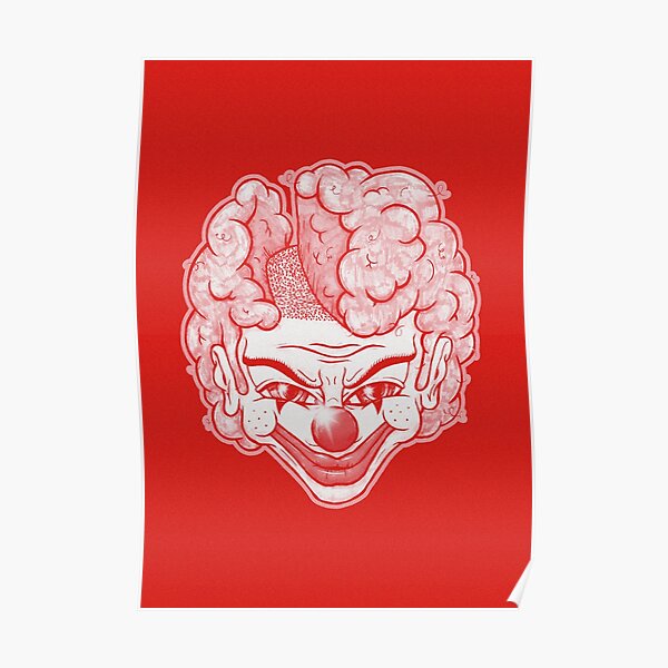 Maniac Clown (rot) Poster