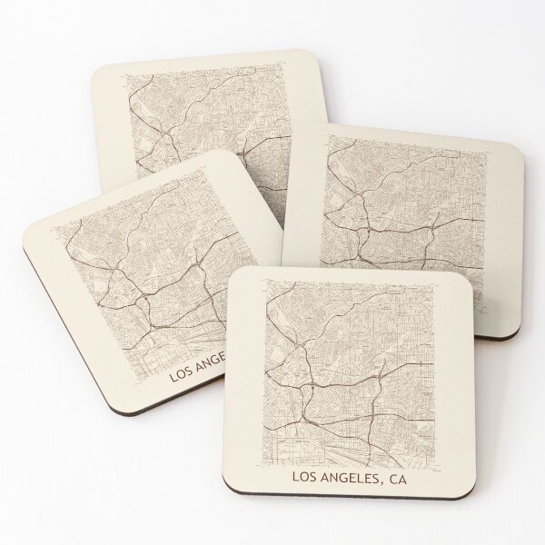 Item preview, Los Angeles, CA Topographical Map Vintage designed and sold by PGHPhotoCo.