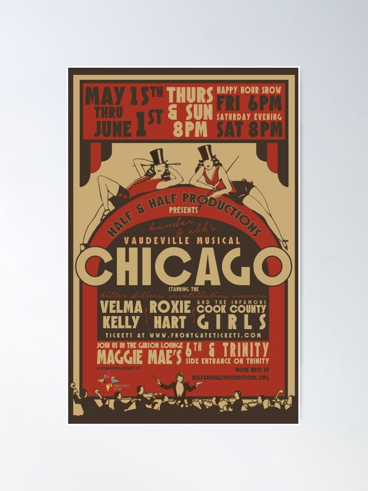 "Chicago Poster " Poster for Sale by Beryllium7 Redbubble