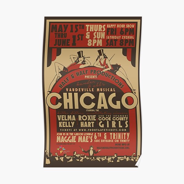 Chicago Musical Gift Broadway Gift Broadway Lover Broadway Art Musical Broadway \u201cAll that Jazz\u201d Sound Wave Art from Chicago