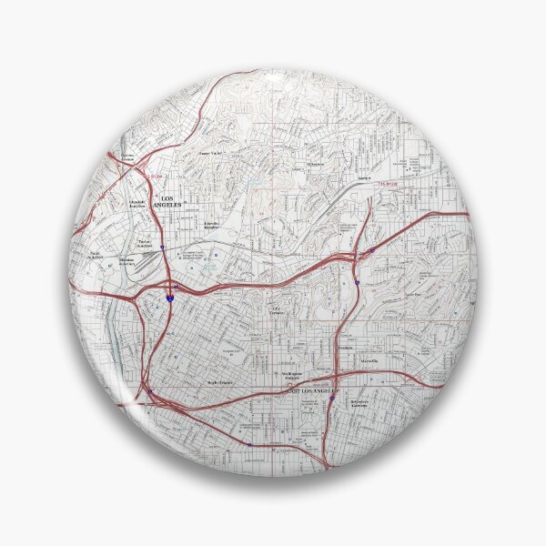 Item preview, Los Angeles, CA Topographical Map Clean designed and sold by PGHPhotoCo.