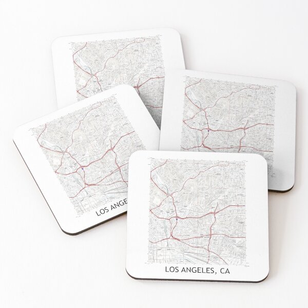 Item preview, Los Angeles, CA Topographical Map Clean designed and sold by PGHPhotoCo.