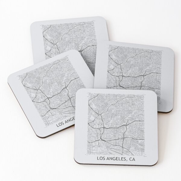 Item preview, Los Angeles, CA Topographical Map Grey designed and sold by PGHPhotoCo.