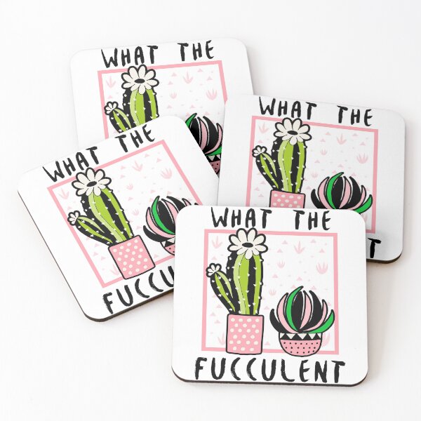 Item preview, what the fucculent cactus succulents gardening retro wintage girly designed and sold by GoodyLeo.
