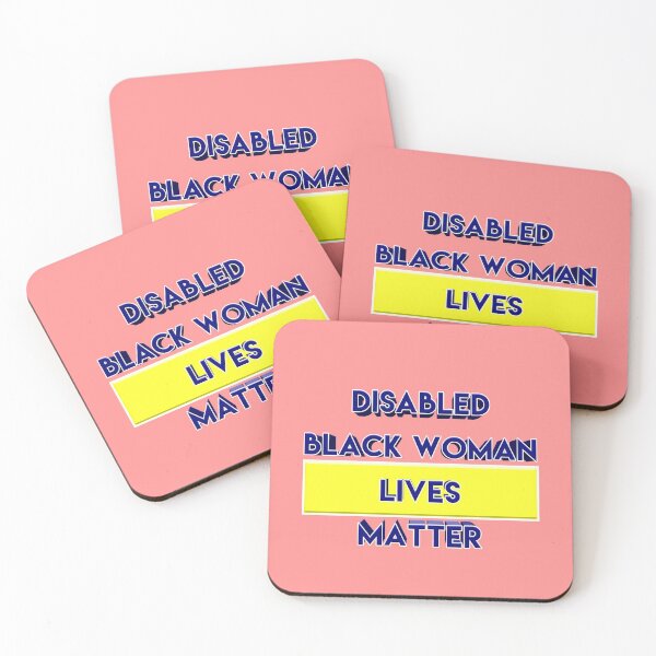 Item preview, Disabled Black Woman Lives Matter 002 designed and sold by ITALY-Roselli-.