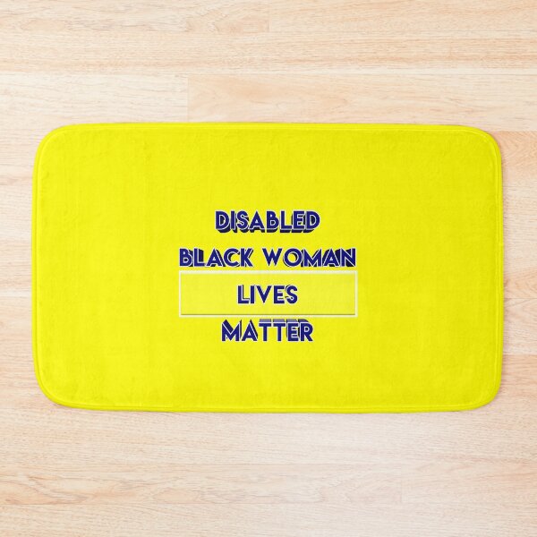 Item preview, Disabled Black Woman Lives Matter 002 designed and sold by ITALY-Roselli-.