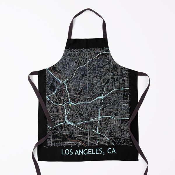 Item preview, Los Angeles, CA Topographical Map Dark designed and sold by PGHPhotoCo.