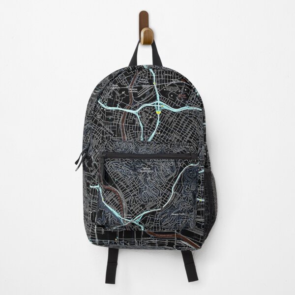 Item preview, Los Angeles, CA Topographical Map Dark designed and sold by PGHPhotoCo.