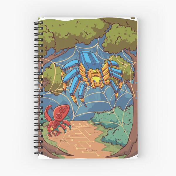 Item preview, Robot insects are invading the woods designed and sold by MissCookieFairy.