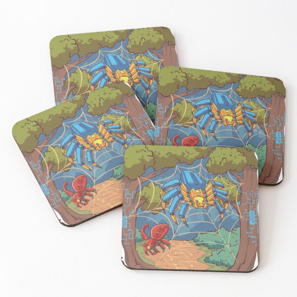 Item preview, Robot insects are invading the woods designed and sold by MissCookieFairy.