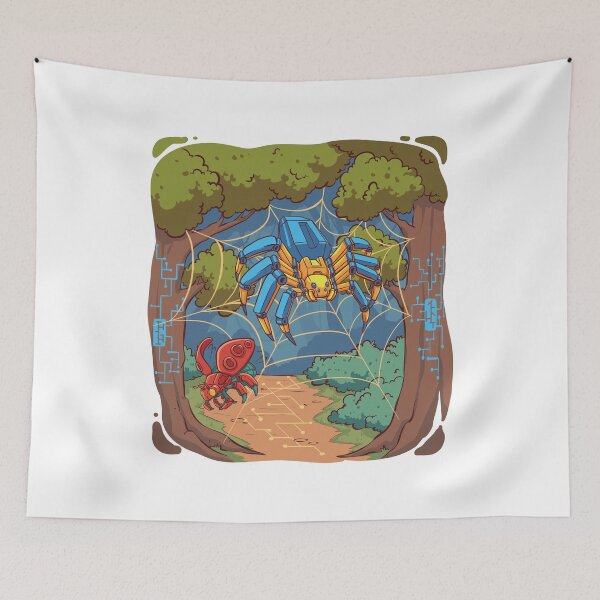 Item preview, Robot insects are invading the woods designed and sold by MissCookieFairy.