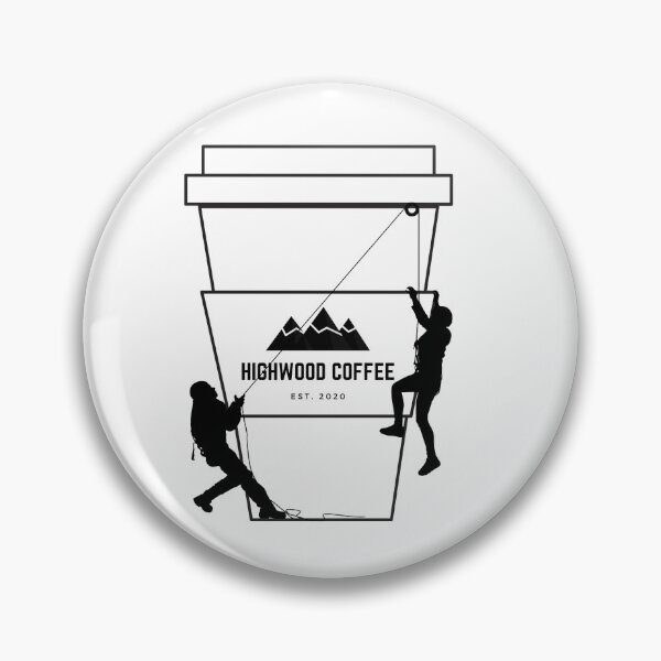 Item preview, Fuel your climb - Highwood Coffee sticker - Commissioned works designed and sold by James Cruickshank.