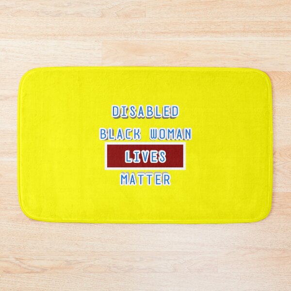 Item preview, Disabled Black Woman Lives Matter 003 designed and sold by ITALY-Roselli-.