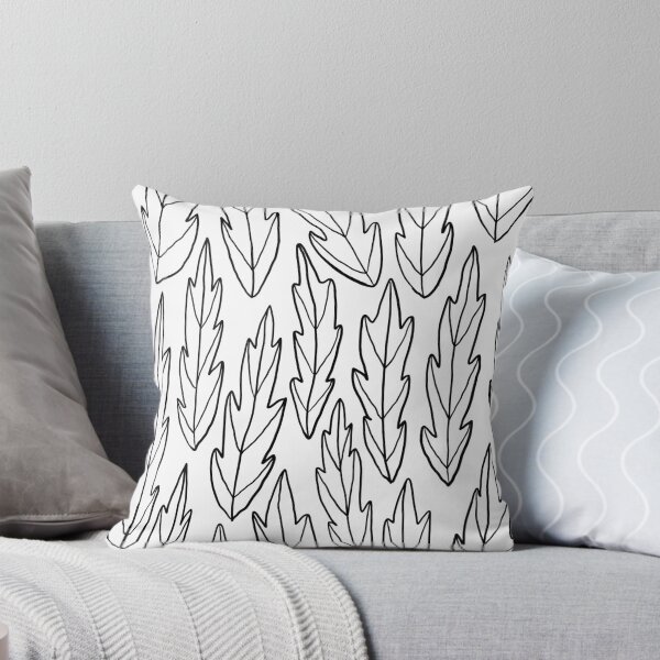 Item preview, Monochrome Leaf designed and sold by Trine Tollefsen.