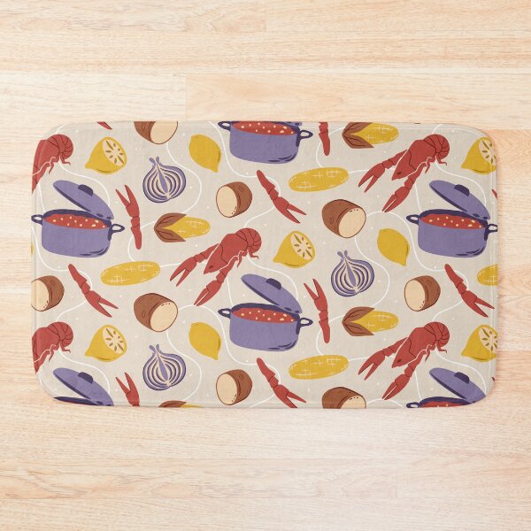 Item preview, Louisiana Crawfish Boil Pattern designed and sold by SLAG-Creative.