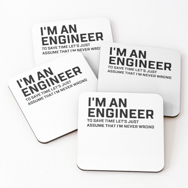 Item preview, I'm An Engineer Funny Quote designed and sold by Andrea Lina.