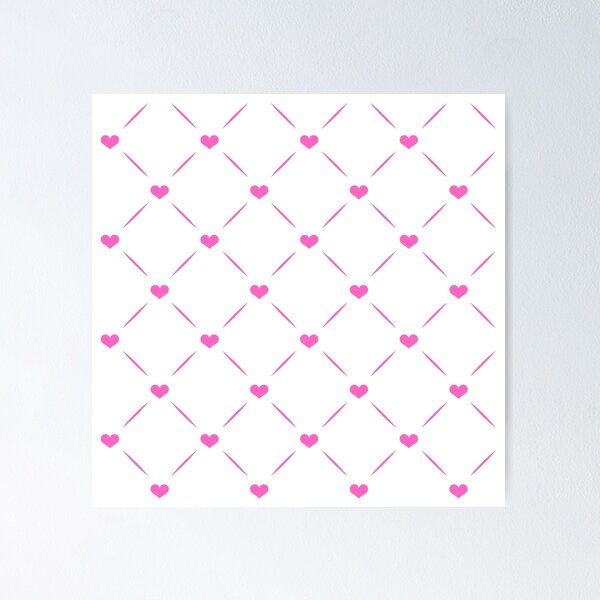 Item preview, patrón de corazón rosa designed and sold by haripriyafancy.