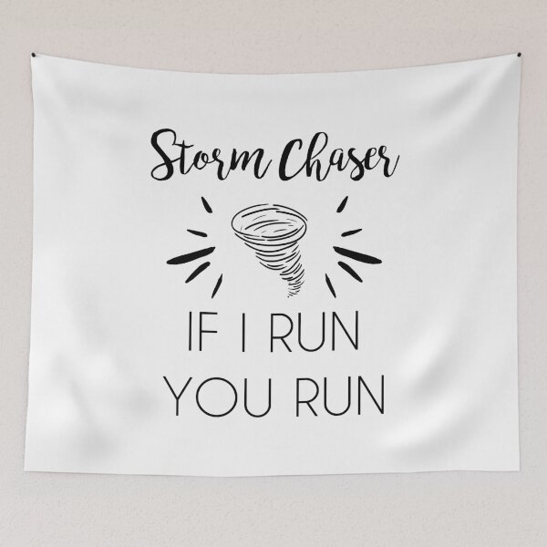 Item preview, Storm Chaser If I Run You Run T-Shirt designed and sold by ZANKELLO.