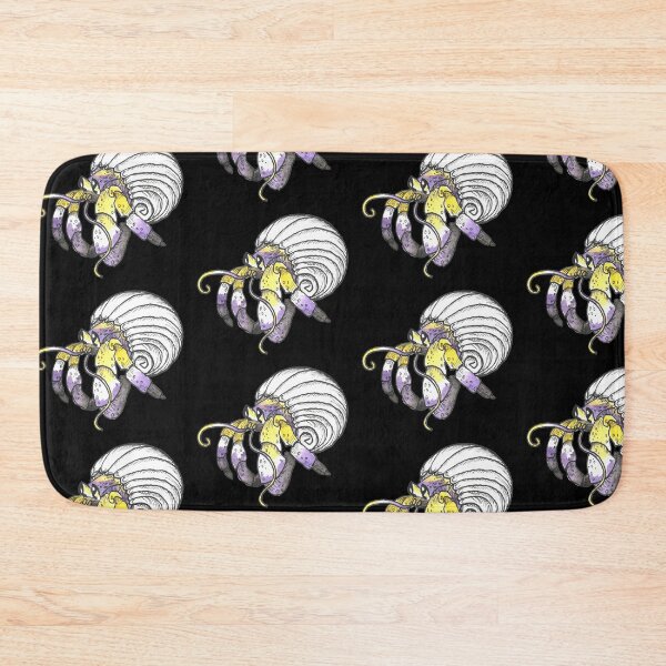 Item preview, Enby Pride Hermit Crab  designed and sold by rachelclaireart.