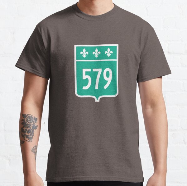 Quebec Provincial Highway 579 (Area Code 579) Classic T-Shirt