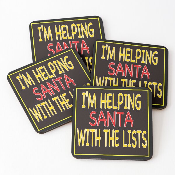 Item preview, I'M Helping Santa With The Lists designed and sold by EdwardMonet.
