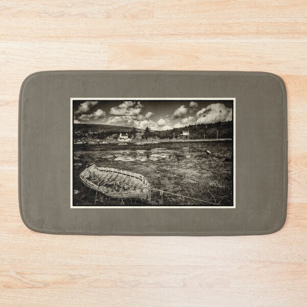 Item preview, Boat Wreck Beara Peninsula West Cork Seascape Traditional Cottage Art Print designed and sold by ROADTROOPER.