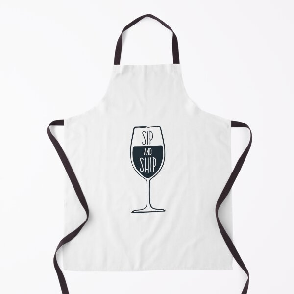 Item preview, Sip Wine And Ship Online Seller Funny Merch designed and sold by wugnia.