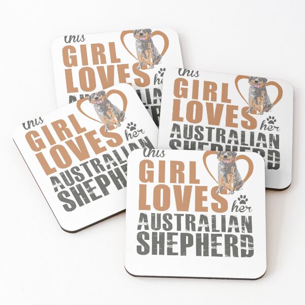 Aperçu de l'œuvre Cette fille aime son berger australien! Surtout pour les amoureux australiens! créée et vendue par rs-designs.