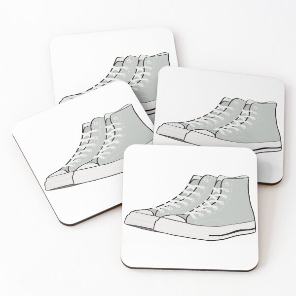 Item preview, Pale blue converse pair designed and sold by HandDrawnPlants.