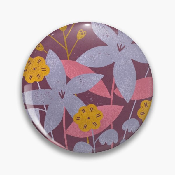 Item preview, Flower arrangement - illustration in lavender, pink, mustard yellow and violet designed and sold by PawlickinDog.