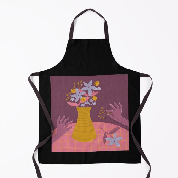Item preview, Flower arrangement - illustration in lavender, pink, mustard yellow and violet designed and sold by PawlickinDog.