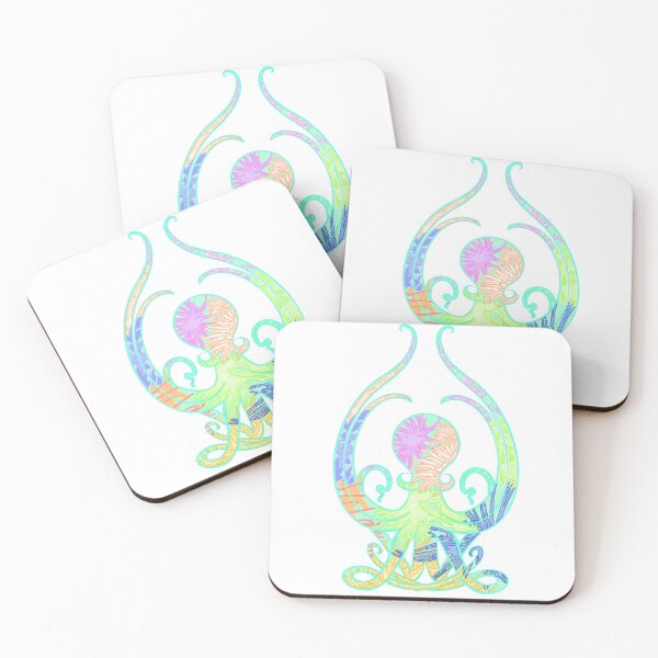 Item preview, Art Nouveau Octopus Garden with Anemones designed and sold by RJKpoyp.