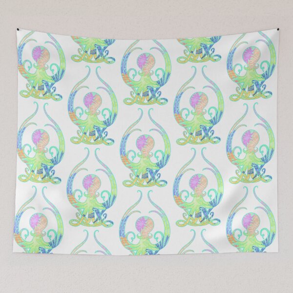 Item preview, Art Nouveau Octopus Garden with Anemones designed and sold by RJKpoyp.