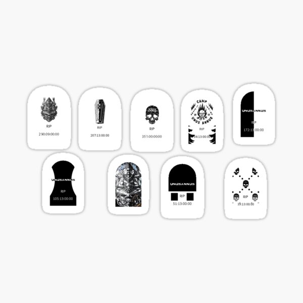 Vista previa del artículo con la obra «Lápidas del cementerio de Unus Annus», diseñado y vendido por shortie-alex.