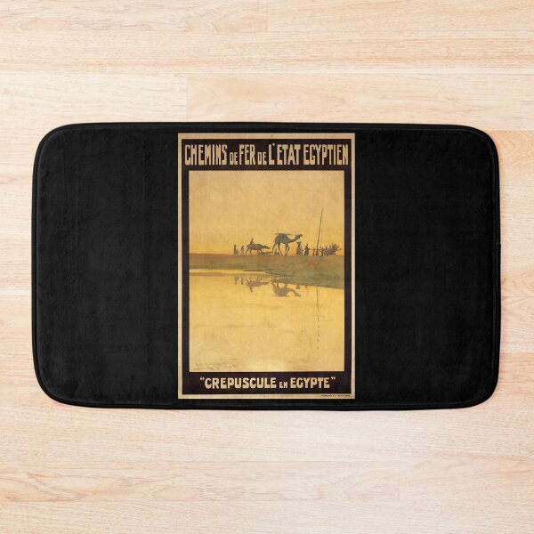 Item preview, retro Crepuscule en Egypte designed and sold by CorasPosters.